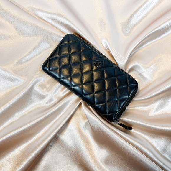 Chanel Matelasse zippy wallet lambskin - Picture 1 of 6